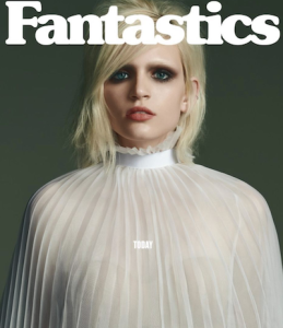 Blonde model, cover of Fantastics