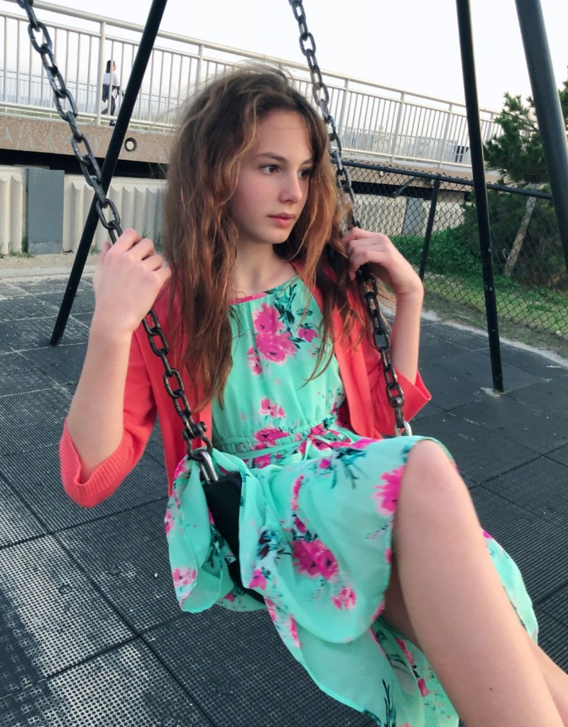 Ornella on swing